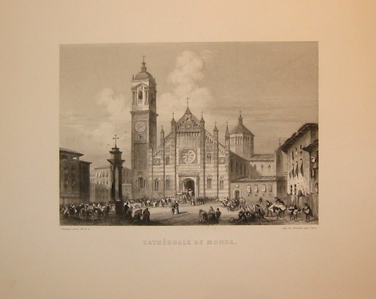Rouargue (frères) Cathédrale de Monza 1860 ca. Parigi, Imp. Chardon 
